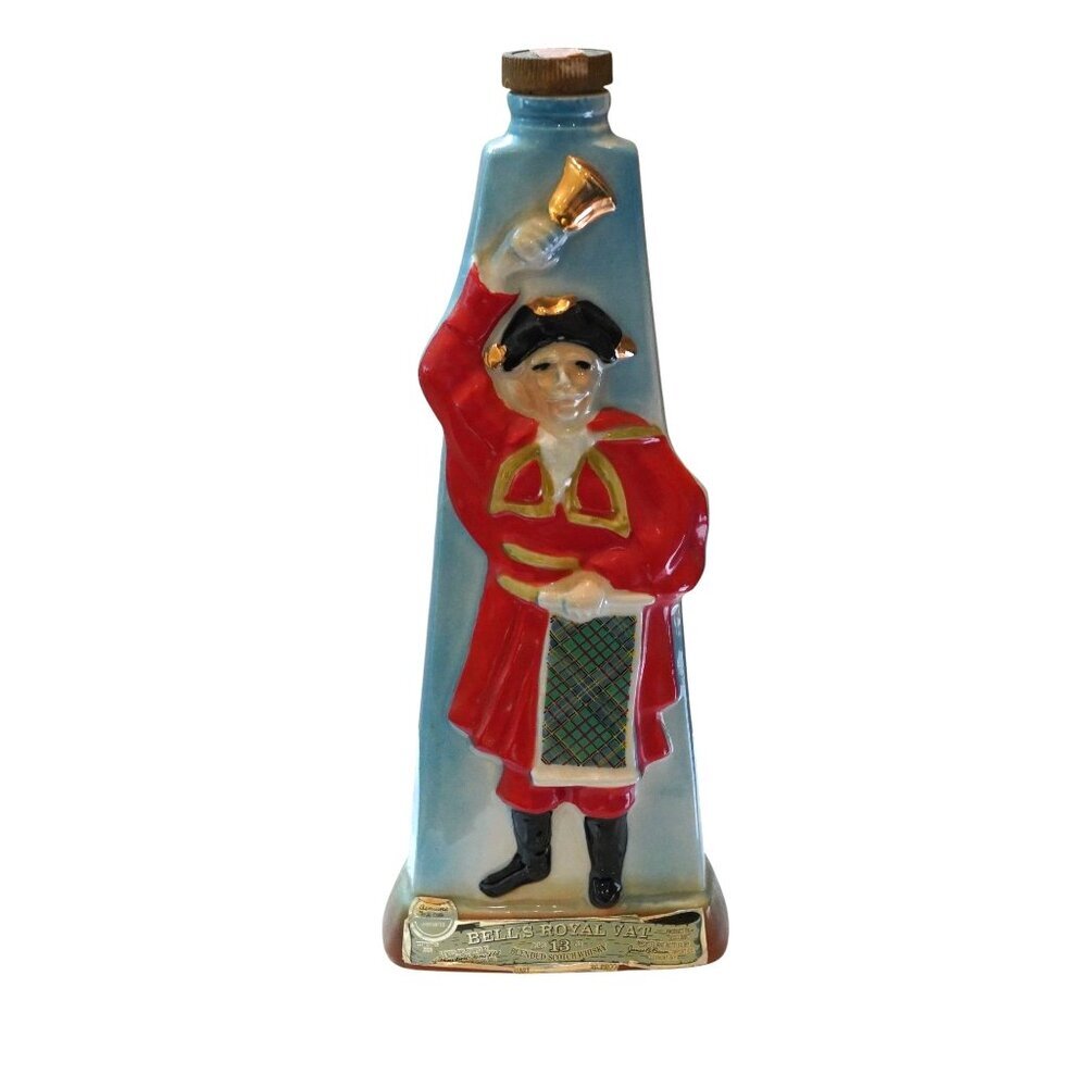 Vintage Jim Beam 1970 Beefeater Bells Scotch Royal Vat‎ Whiskey Decanter Empty